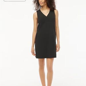 J Crew Black Sleeveless T Shirt Dress